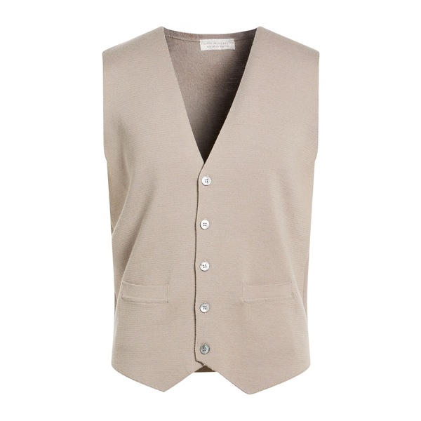 【貨物輸送無料】 フィリッポ デ ラウレンティス メンズ ジレー アウター Cardigans Grey