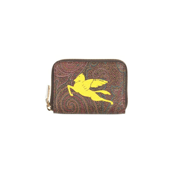 【貨物輸送無料】 エトロ メンズ 札入れ 付属物 Coin purses Brown バッグ・小物・ブランド雑貨-メンズ財布-財布・ケース