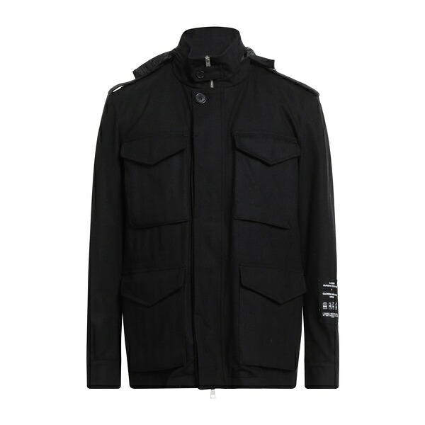 【送料無料】 パート メンズ ジャケット&ブルゾン アウター Coats Black|asty