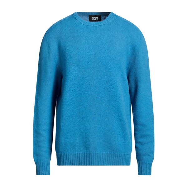 【貨物輸送無料】 アルファス テューディオ メンズ 編み物\u0026スウェーター アウター Sweaters Azure