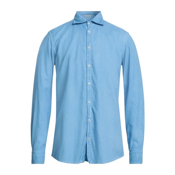 【送料無料】 マッシモ アルバ メンズ シャツ トップス Shirts Azure｜asty