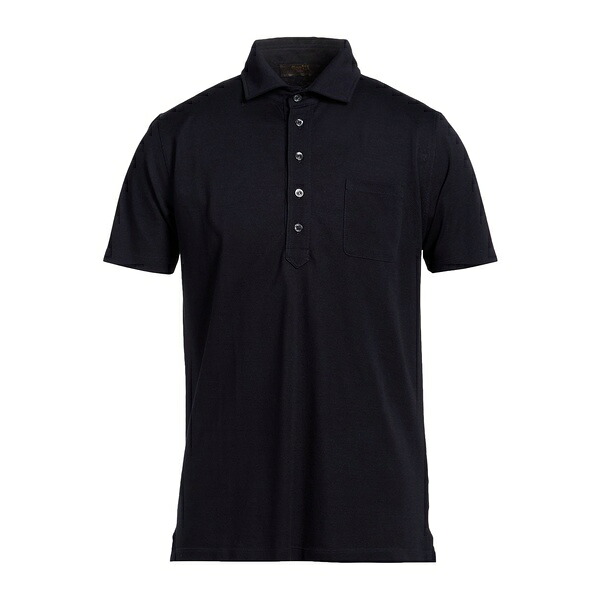 【送料無料】 ムーレー メンズ Tシャツ トップス Polo shirts Blue｜asty