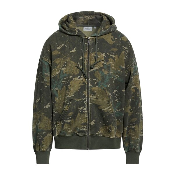 【送料無料】 カーハート メンズ パーカー・スウェットシャツ アウター Sweatshirts Green|asty