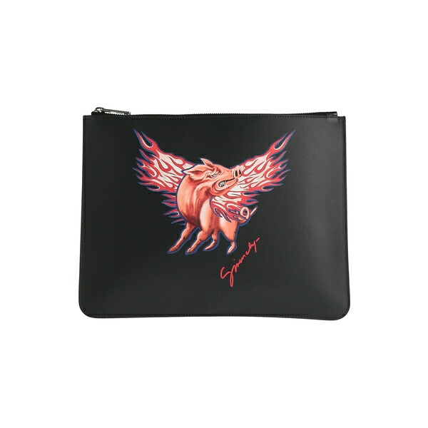 【貨物輸送無料】 ジバンシー メンズ 商行為系 御徒面子 Handbags Black