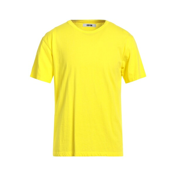 【送料無料】 グリフォーニ メンズ Tシャツ トップス T-shirts Yellow|asty