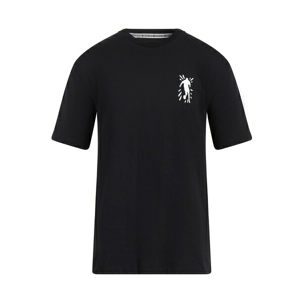 【送料無料】 ビッケンバーグス メンズ Tシャツ トップス T-shirts Black｜asty