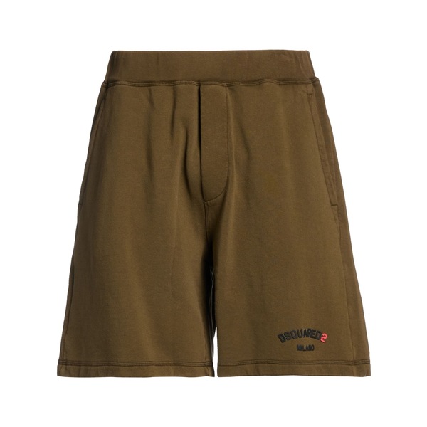 【貨物輸送無料】 ディースクエアード メンズ 心地好いズボン下 ボトムス Shorts \u0026 Bermuda Shorts Green