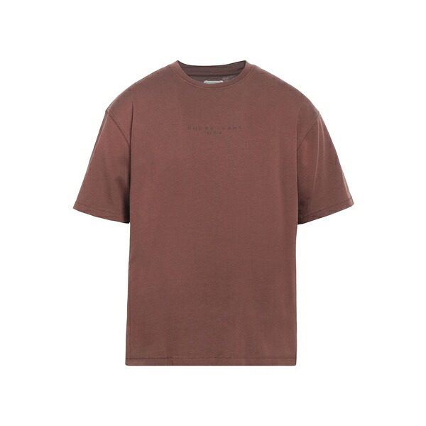 【貨物輸送無料】 ゲス メンズ プルオーバー トップス T-shirts Brown