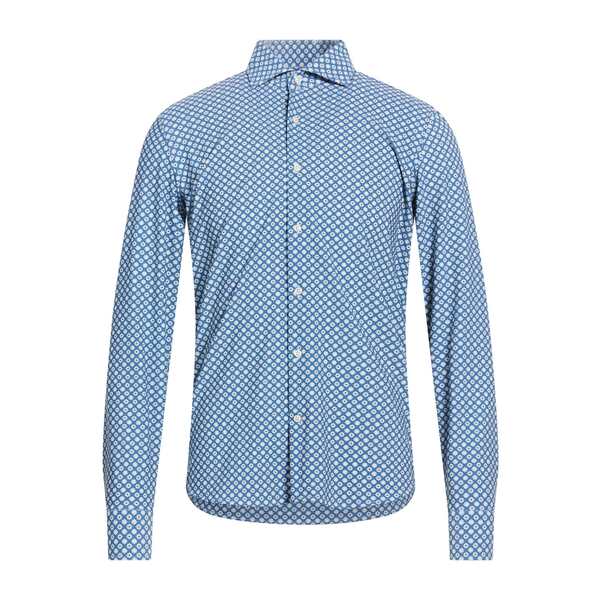 【送料無料】 ギラルデリ メンズ シャツ トップス Shirts Blue|asty