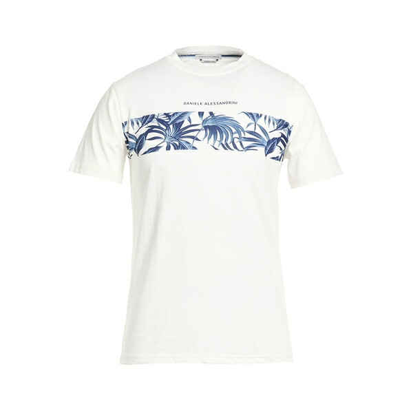 【貨物輸送無料】 ダニエレ アレッサンドリー二 メンズ プルオーバー トップス T-shirts White