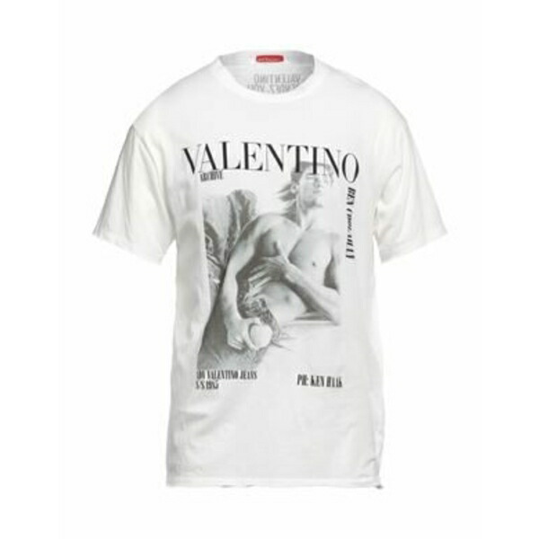 VLTN ロゴプリント ホワイト Tシャツ Valentino Garavani ヴァレンティノ VLTN Tシャツ | ホワイト