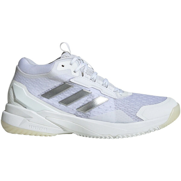 adidas アディダス レディース スニーカー  【adidas Crazyflight 6 Mid Indoor Cloud White Silver Metallic Core Black (Women\u0027s)】  大いさ US_5.5(22.5糎) Cloud White/Silver Metallic/Core Black スニーカー-靴-レディース靴