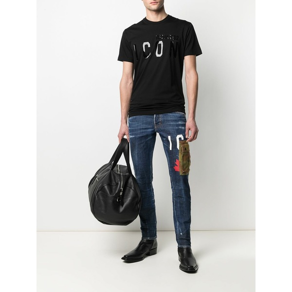ディースクエアード メンズ Tシャツ Tシャツ トップス ロゴ トップス 