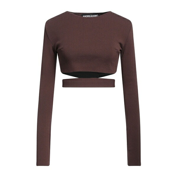 【送料無料】 アンドレダモ レディース ニット&セーター アウター Sweaters Brown｜asty