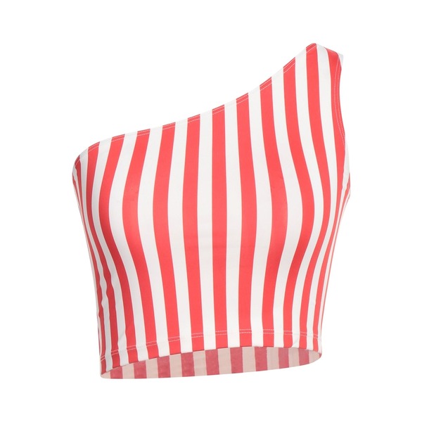 【送料無料】 アスペジ レディース Tシャツ トップス Tops Red