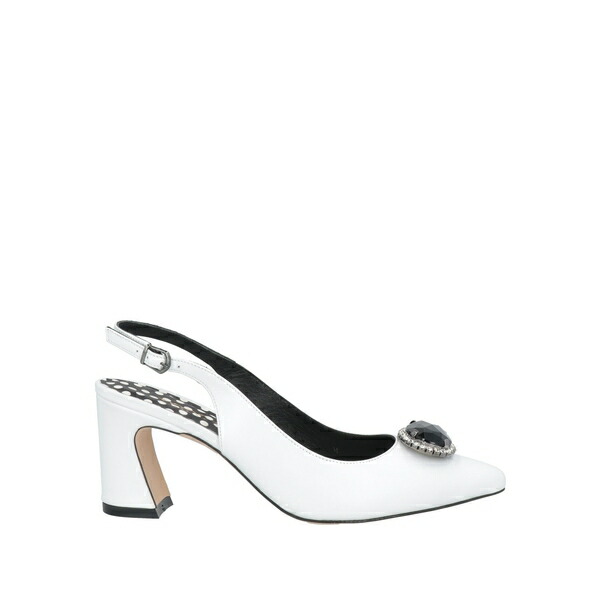 【送料無料】 トスカブルー? レディース パンプス シューズ Pumps White