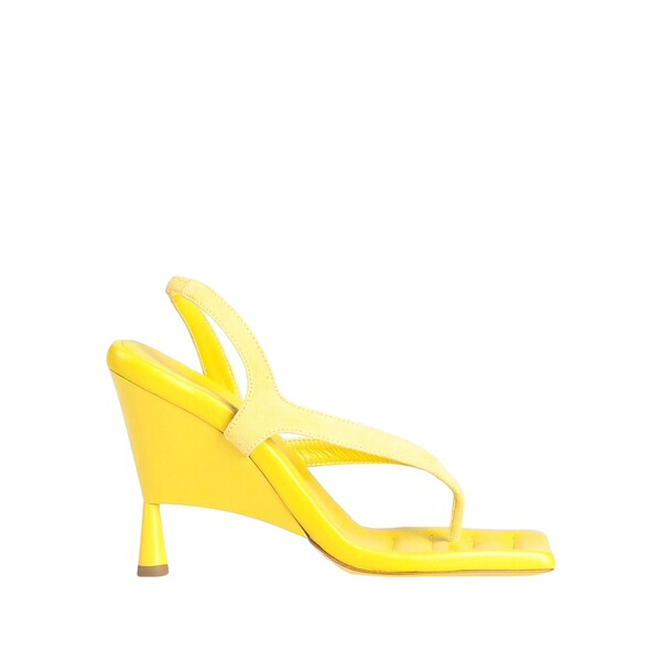 【送料無料】 ジア / RHW レディース サンダル シューズ Thong sandals Yellow|asty