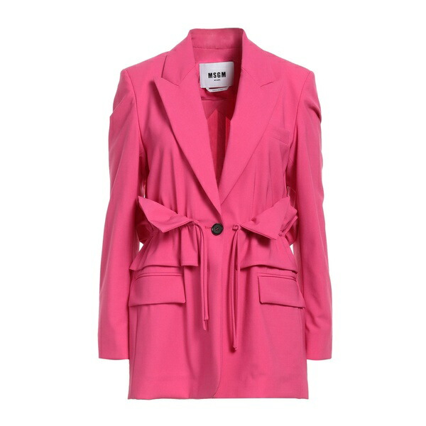 【送料無料】 エムエスジイエム レディース ジャケット＆ブルゾン アウター Blazers Pink