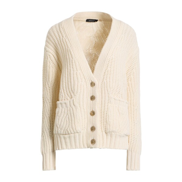 【送料無料】 アラゴナ レディース カーディガン アウター Cardigans White｜asty