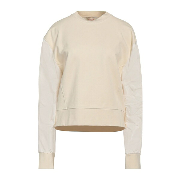 【送料無料】 ユッカ レディース パーカー・スウェットシャツ アウター Sweatshirts White