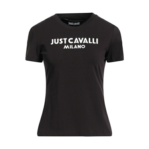 【送料無料】 ロベルトカヴァリ レディース Tシャツ トップス T-shirts Black
