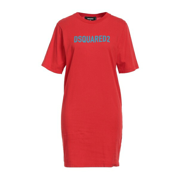 【送料無料】 ディースクエアード レディース ワンピース トップス Mini dresses Red