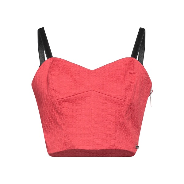 【送料無料】 フランキーモレロ レディース Tシャツ トップス Tops Red
