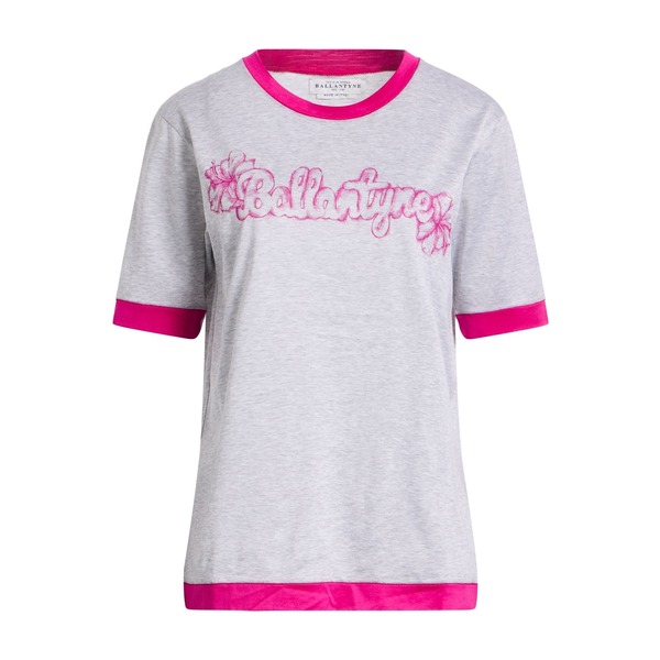 【送料無料】 バランタイン レディース Tシャツ トップス T-shirts Grey