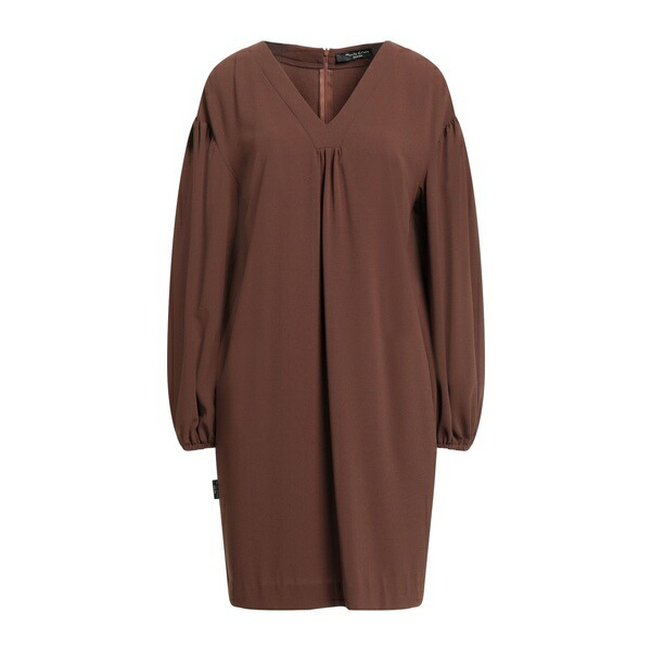 【送料無料】 マニラグレース レディース ワンピース トップス Mini dresses Brown