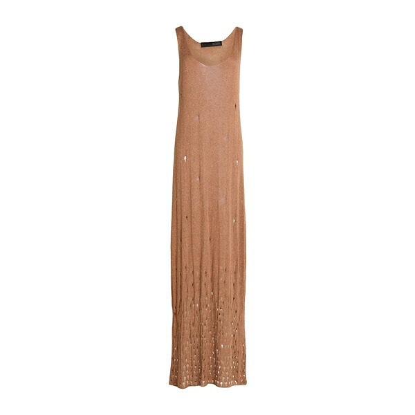 【送料無料】 メッサジェリエ レディース ワンピース トップス Maxi dresses Beige