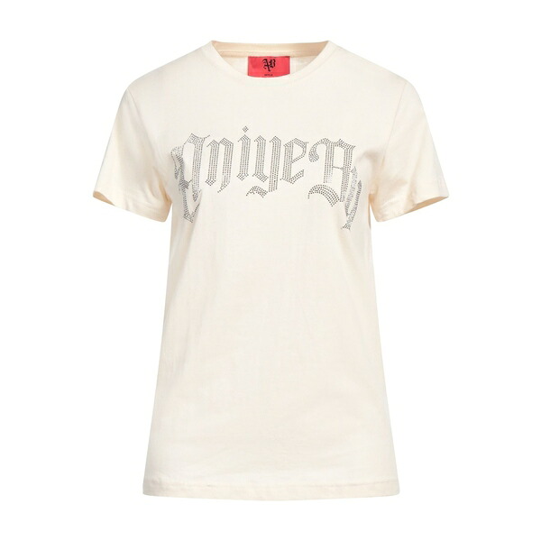 【送料無料】 アニエバイ レディース Tシャツ トップス T-shirts White