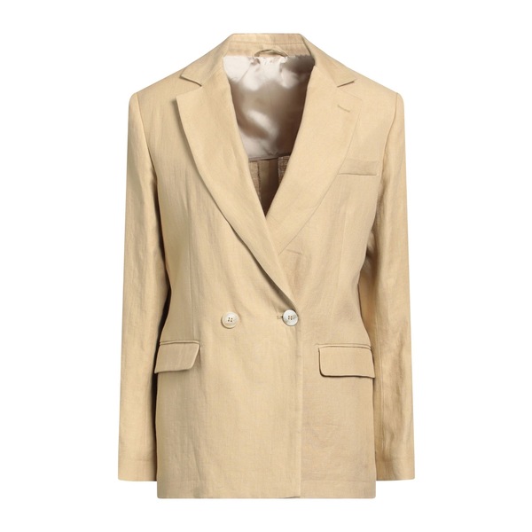 【送料無料】 ジェントリーポルトフィーノ レディース ジャケット&ブルゾン アウター Blazers Beige