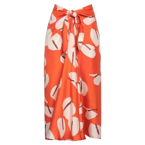 【送料無料】 アリジ レディース スカート ボトムス Midi skirts Orange