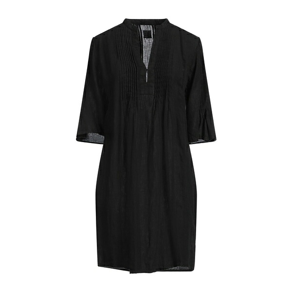 【送料無料】 １２０％リノ レディース ワンピース トップス Midi dresses Black