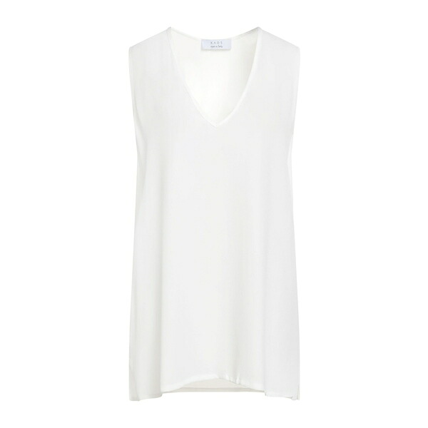 【送料無料】 カオス レディース Tシャツ トップス Tops White