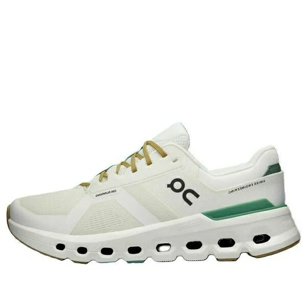 On Running オン 駈けっくら メンズ スニーカー  【On Running Cloudrunner 2 \u0027Undyed Green\u0027 3ME10142404】  大きさ US_M_14