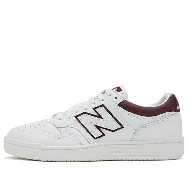 New Balance ニューバランス メンズ スニーカー 【New Balance 480 'White Burgundy' BB480LDB】 サイズ US_9.5(27.5cm)|asty