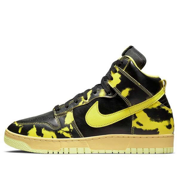 Nike ナイキ メンズ スニーカー  【Nike Dunk High 1985 \u0027Yellow Acid Wash\u0027 DD9404-001】  大きさ US_12.5(30.5糎)