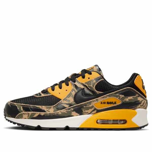 Nike ナイキ メンズ スニーカー  【Nike Air Max 90 \u0027Camo University Gold\u0027 IF1721-001】  大きさ US_12.5(30.5糎)