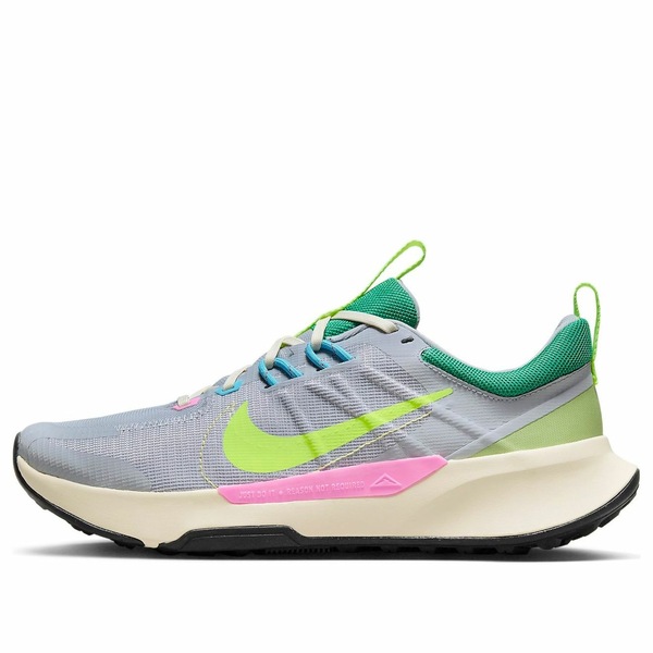 Nike ナイキ メンズ スニーカー  【Nike Juniper Trail 2 Next Nature Trail Running Shoes \u0027Wolf Grey Volt\u0027 DM0822-004】  大きさ US_7.5(25.5糎)