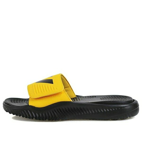 adidas アディダス メンズ スニーカー 【adidas Alphabounce Slide 'Black Yellow' FX1327】 サイズ US_7(25.0cm)｜asty