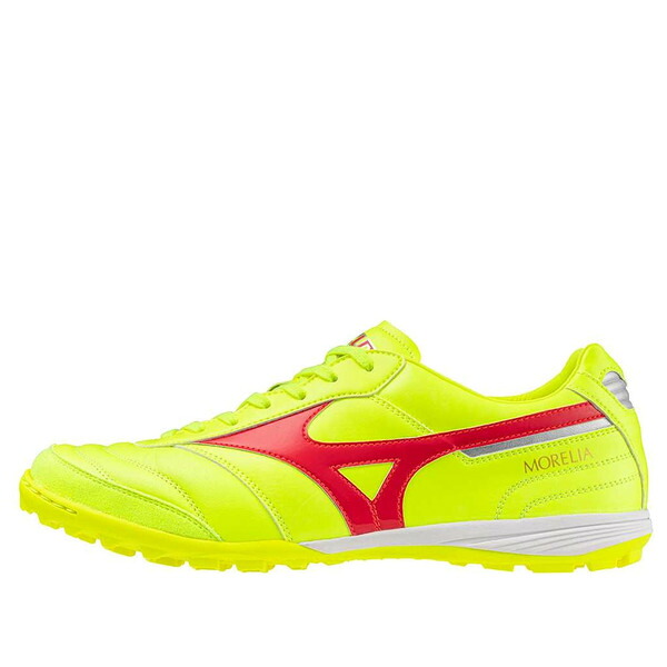 Mizuno ミズノ メンズ スニーカー 【Mizuno Morelia Sala Elite TF 'Safety Yellow Fiery Cora' Q1GB240145】 サイズ US_10(28.0cm)｜asty
