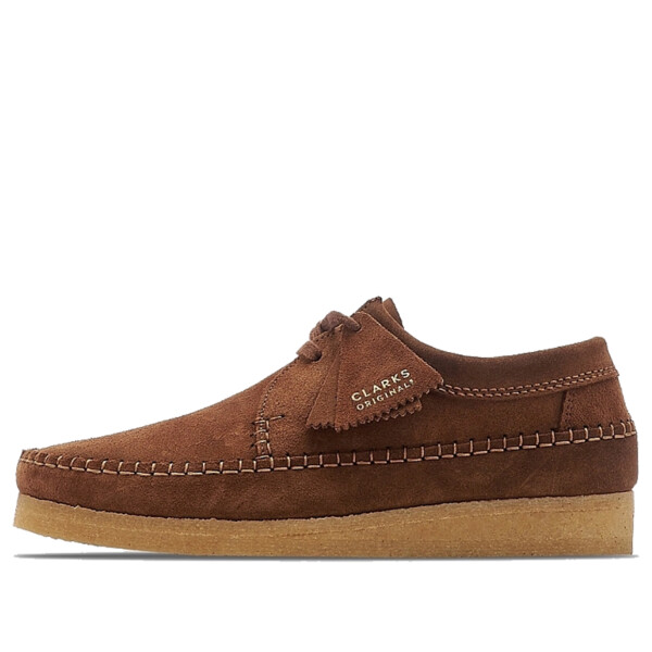Clarks クラークス メンズ スニーカー 【Clarks Weaver Suede 'Cola' 26165082】 サイズ US_11(29.0cm)｜asty