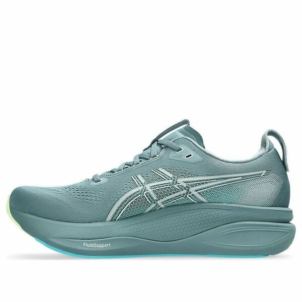 ASICS アシックス メンズ スニーカー 【ASICS Gel-Kayano 33 'Foggy Teal Illuminate Yellow' 1011C167-403】 サイズ US_9.5(27.5cm)｜asty