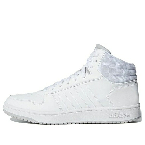 adidas アディダス メンズ スニーカー 【adidas Hoops 2.0 Mid 'Cloud White Grey' F34813】 サイズ US_8.5(26.5cm)|asty