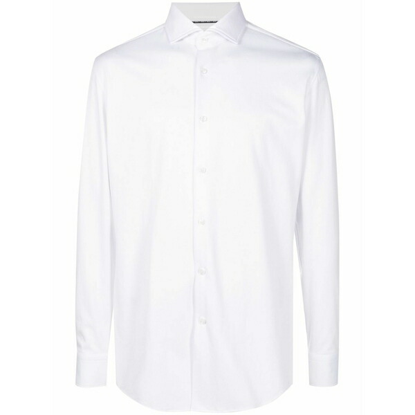 ボス メンズ シャツ トップス Hank spread shirt White