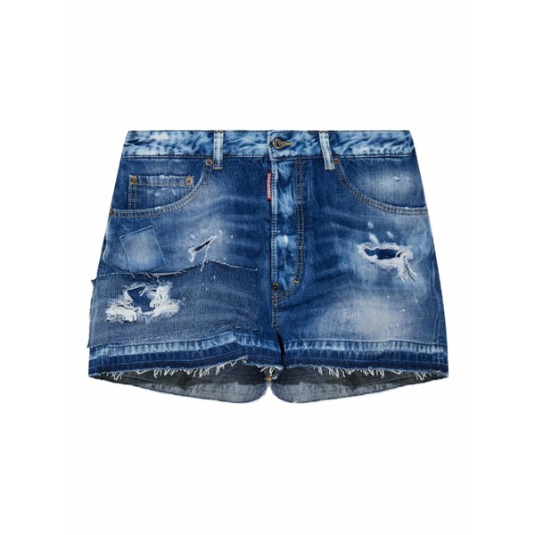 ディースクエアード レディース カジュアルパンツ ボトムス Cotton shorts Blue｜asty