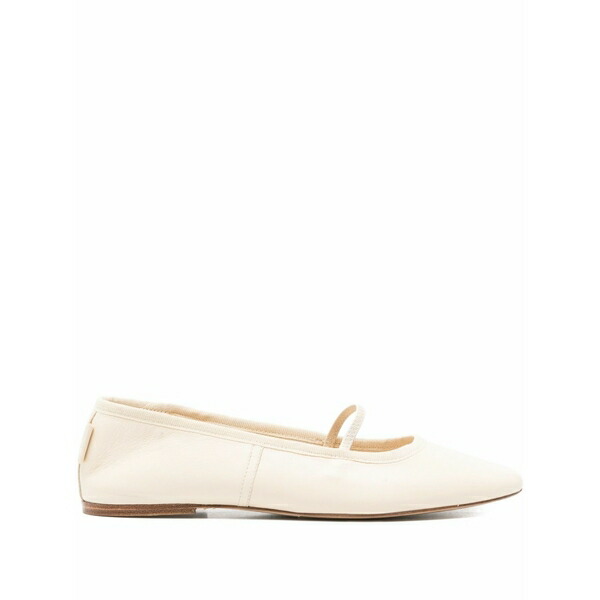 アーペーセー レディース サンダル シューズ Swan leather pointed-toe flats Neutrals｜asty 36,920円