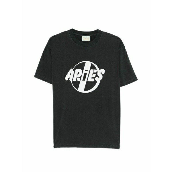 アリーズ メンズ Tシャツ トップス Faded punk graphic t-shirt Black