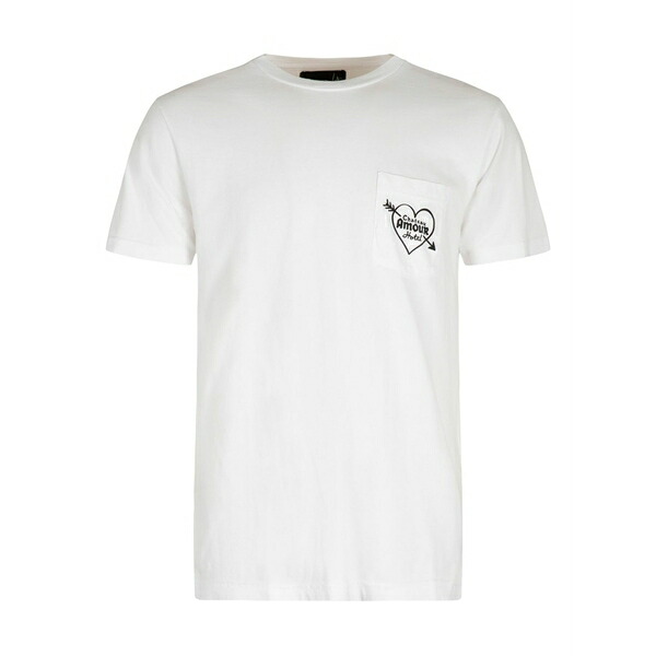 ローカルオーソリティ メンズ Tシャツ トップス Short-sleeve crew-neck t-shirt White｜asty